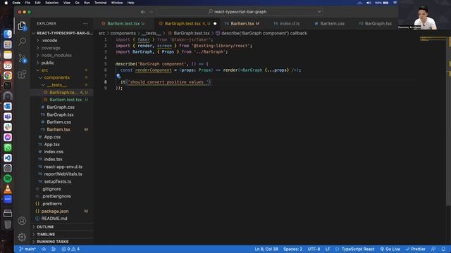 How to create your own Bar Graph in React and TypeScript with tests (Part 2) смотреть онлайн