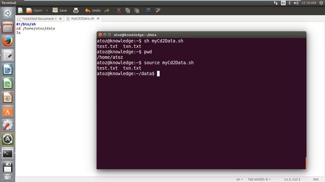 Different ways to execute the shell script смотреть онлайн