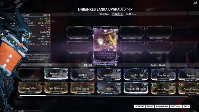 Warframe Buying lanka critaata riven mod! - 750 platinum смотреть онлайн