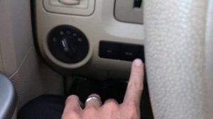 2008 Ford Escape - Oil Change Required Reset