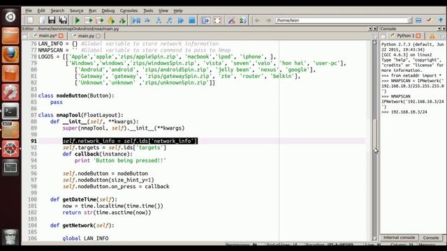 Nmap On Android 5 [Ifconfig and importing netaddr] смотреть онлайн