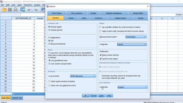 How to change User language in SPSS смотреть онлайн