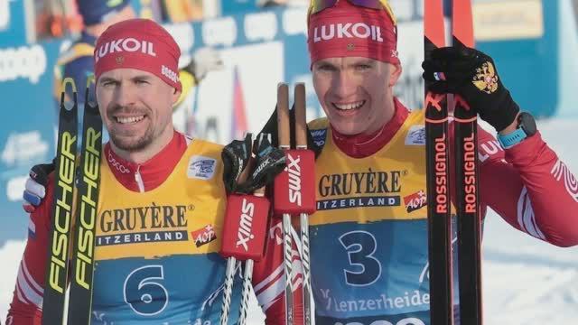 Тур де Ски. Мужчины. Масс-старт. 15 км. Свободный стиль. Ленцерхайде (Швейцария) 2019. смотреть онлайн