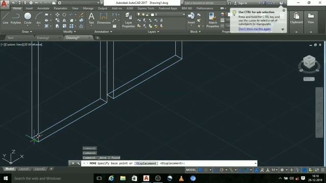cad How to create 3d windows in AutoCAD @CADCAMTUTORIALBYMAHTABALAM @ErMukhtarAnsari смотреть онлайн