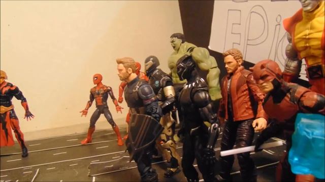 Avengers Infinity war: Avengers Vs Thanos stop motion смотреть онлайн