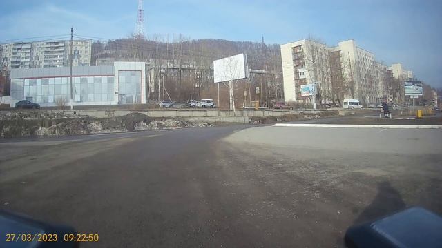 Видео за 27.03.2023 года Еду в сторону Города вид передней камеры