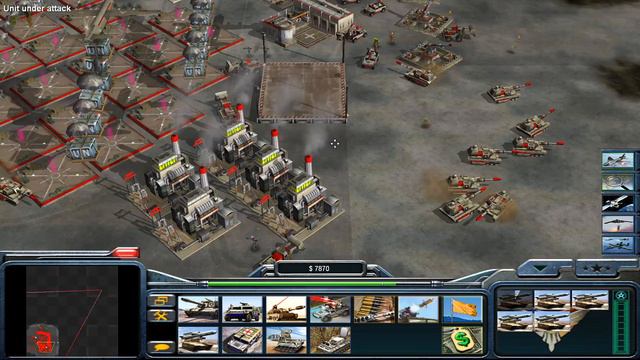 C&C Generals - Zero Hour: 1 Vs. 7 - USA Vs. 7 Hard China Tank