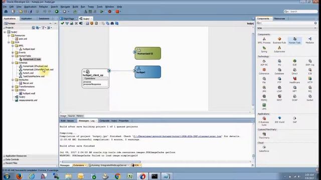 Oracle SOA Suite 12c Design & Deploy Human Task Part-1 смотреть онлайн