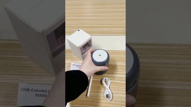 Aomago 300ml Small Cool Mist Humidifier with Colorful LED Night Light смотреть онлайн