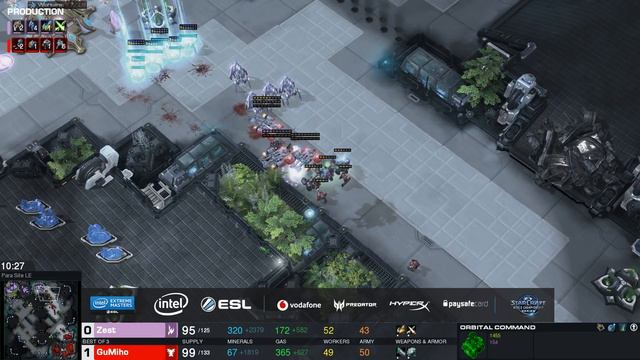 IEM Katowice KR Server Qualifier 2 Day 2: GuMiho(T) vs. Zest(P) смотреть онлайн