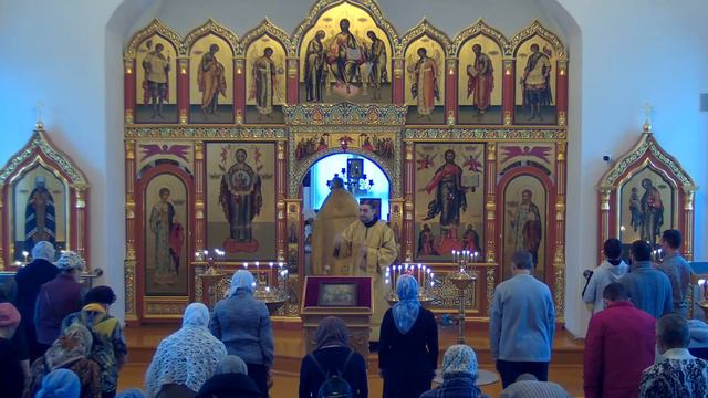 09:00 25.10.20 Божественная Литургия в храме Святого Праведного Симеона Богоприимца г.Тюмень смотреть онлайн