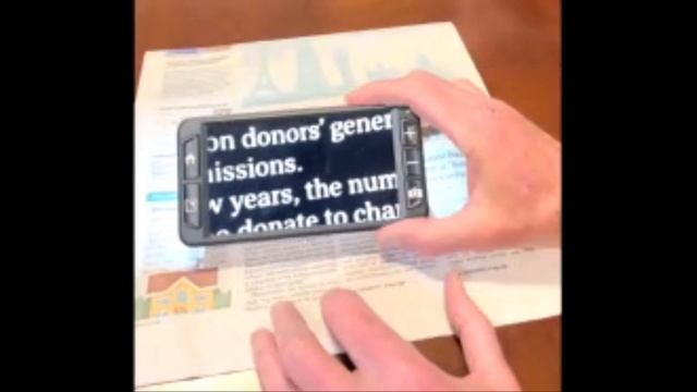 Zoomax Luna 6 Handheld Digital Video Magnifier Demo by AdaptiVision смотреть онлайн