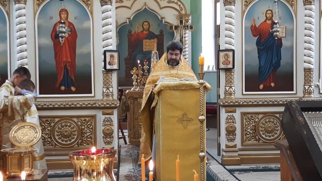 Чтение Евангелия в неделю 14 по Пятидесятнице. 10.09.23г. Храм Святителя Николая. Г. Уссурийск. При смотреть онлайн