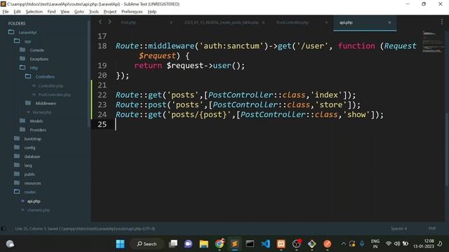 Laravel REST Api For Beginners | Rest API Laravel | Laravel CRUD Api | Laravel Api in HINDI смотреть онлайн
