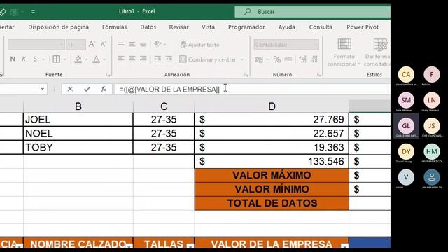 CLASE Nº 03 DE EXCEL BÁSICO E INTERMEDIO GR3 11 DE NOVIEMBRE DEL 2022 20221111 184036 Grabación d смотреть онлайн
