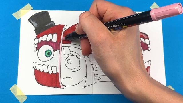 How To Draw Creepy Caine VS Sad Pomni from The Amazing Digital Circus ? Paper Craft DIY смотреть онлайн