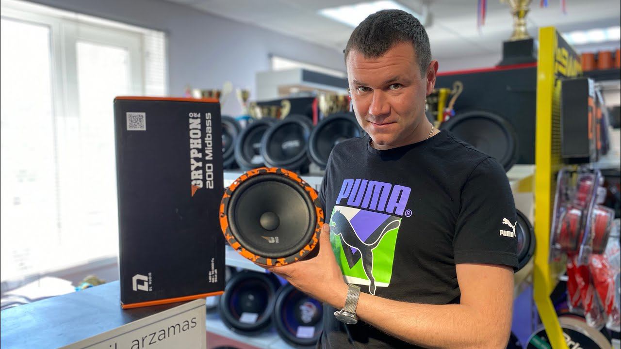 Мидбас 20 см & среднечастотник 20 см. Прослушка динамиков. Обзор DL Audio Gryphon PRO 200 Midbass смотреть онлайн