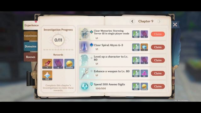 Legendary Gladiator Nostalgia For Free | Completing Chapter 8 Investigation ( Genshin Impact ) смотреть онлайн