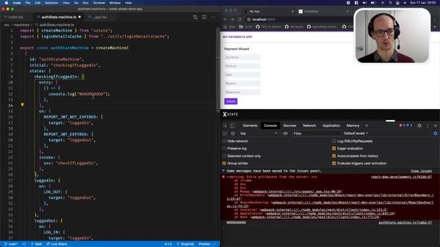 XState - Global state in React смотреть онлайн