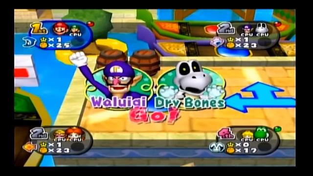 Mario Party 7 - Grand Canal (4-Team Battle) смотреть онлайн