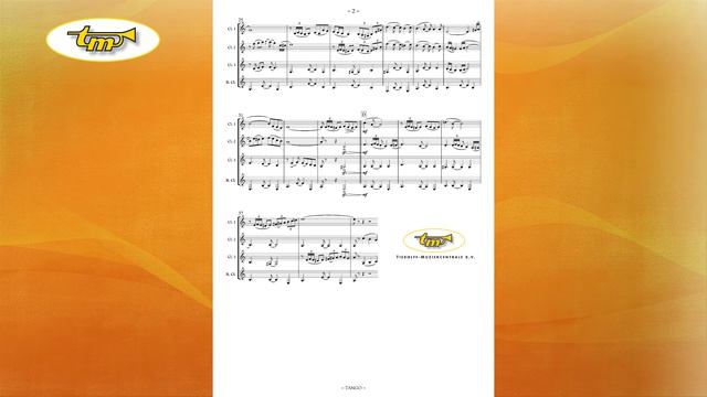 Tango - Clarinet Quartet - Pérez - Tierolff смотреть онлайн