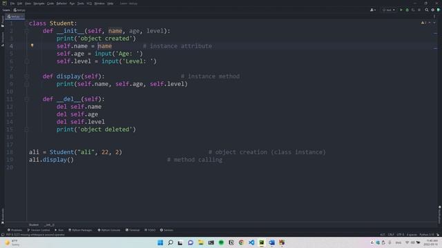 [Arabic] [27] Python / Constructor & Destructor смотреть онлайн