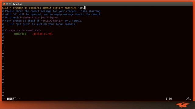 041 Gitlab CI Advanced Job Triggers: Branch Names, Commit Messages, and Changed Files смотреть онлайн