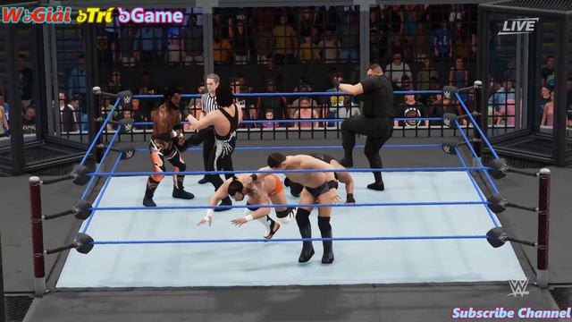 WWE 2K18 6-Man Elimination Chamber Match #2023 #wgiaitrigame смотреть онлайн