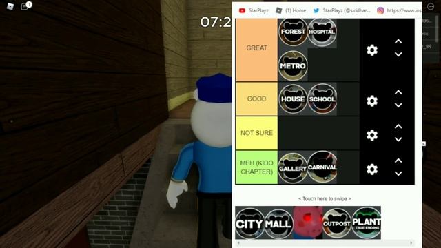 Telling my FAVOURITE ROBLOX PIGGY CHAPTER In Tier Maker!! смотреть онлайн