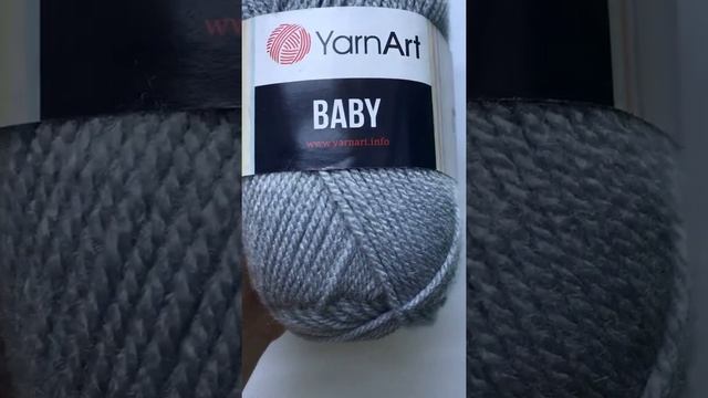 Подробный обзор пряжи YarnArt Baby(Акрил 100%) №3072 Серый смотреть онлайн