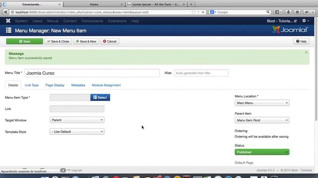 Curso de Joomla! 3.2 - Bootstrap e Blank Template (parte 2) смотреть онлайн