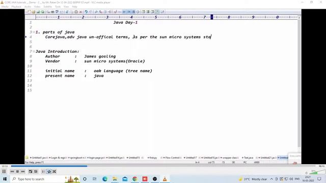 CORE JAVA by Mr. Ratan Sir смотреть онлайн