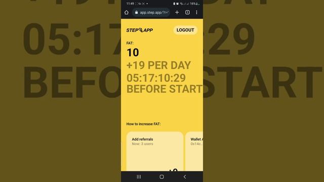 Как получить монеты FAT от проекта step.app смотреть онлайн