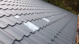 Ремонт металлочерепицы жидкой кровлей "PANZER"