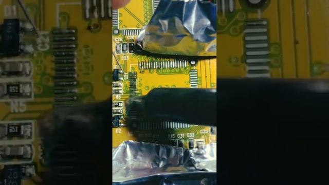 Как заменить микросхему паяльным феном собственными руками смотреть онлайн