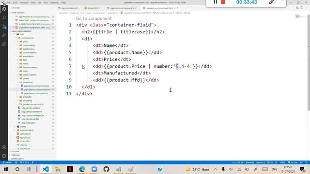 Example Of Application | Angular On Zoom By Mr. Sudhakar Sharma | Day 20 ? смотреть онлайн