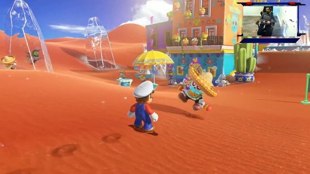 Super Mario Odyssey {Nintendo Switch} прохождение часть 2 — Верхом на динозавре