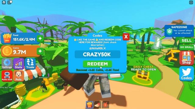 ALL NEW *SECRET* CODES in EATING SIMULATOR CODES (Eating Simulator) Roblox 2021! смотреть онлайн