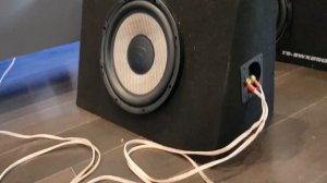 Focal Car Audio P25FS (Flax) Subwoofer in Small Sealed Enclosure