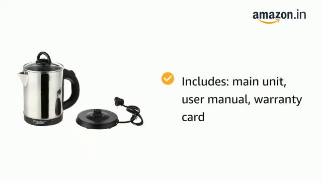 Prestige PKGSS 1.7L 1500W Electric Kettle (Stainless Steel) смотреть онлайн