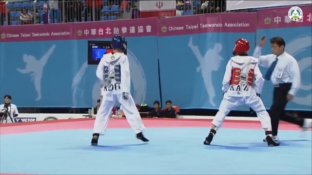 Asian Junior Taekwondo Championships. Final male -45 смотреть онлайн
