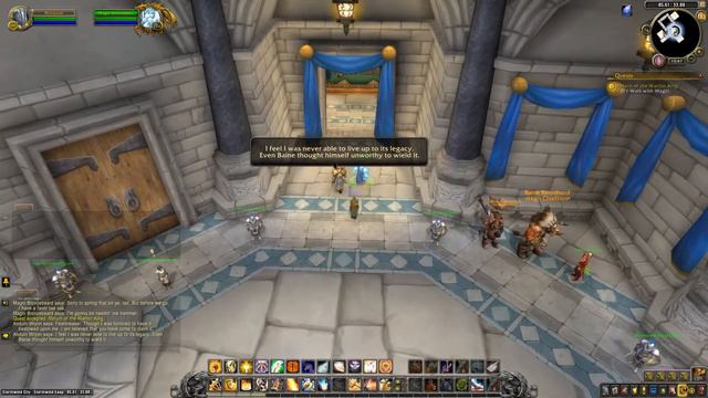 Battle for Azeroth Quest 539: Return of the Warrior King (WoW, human, Paladin) смотреть онлайн