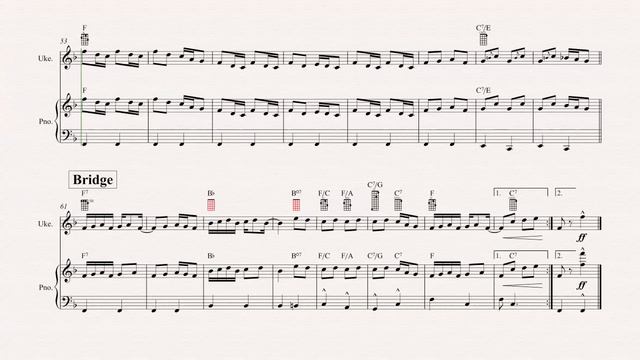Ukulele - The Skeleton Rag - Percy Wenrich - Sheet Music, Chords, & Vocals смотреть онлайн