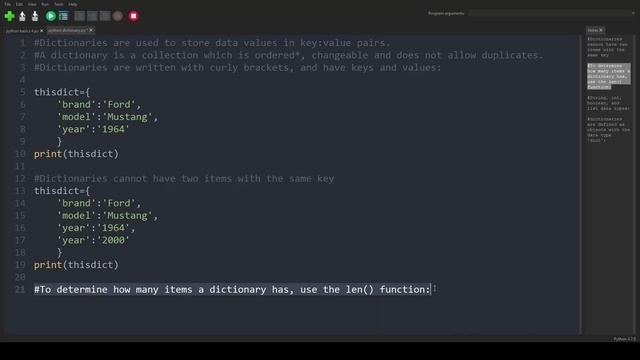 Python Basics 37 # Dictionary Basics смотреть онлайн
