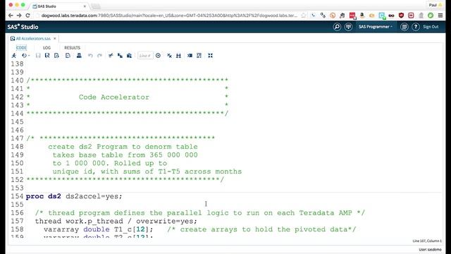 Enhancing in-database data preparation with SAS® Code Accelerator for Teradata смотреть онлайн