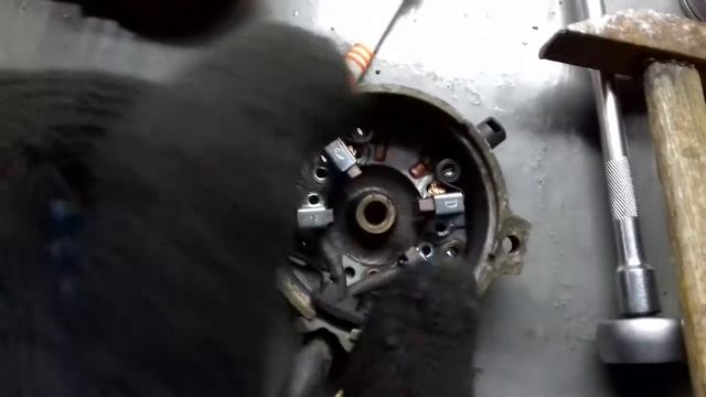 Замена щёток стартера, двигатель 1zz , Тойота авенсис 2 смотреть онлайн