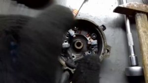 Замена щёток стартера, двигатель 1zz , Тойота авенсис 2