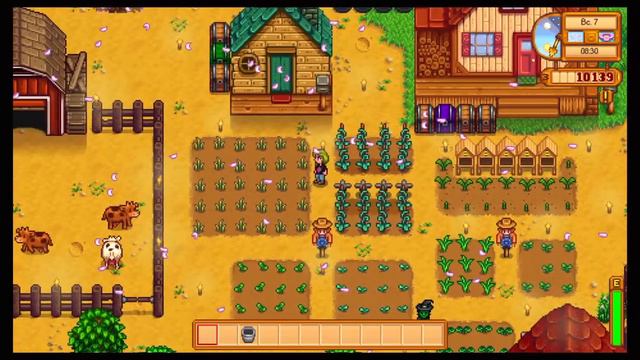 #11 Оттепель, все растаяло))) Работы очень много!!!) | Кооп | Stardew Valley | Прохождение игры смотреть онлайн