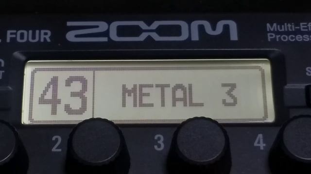 ZOOM G1 four my〈HEAVY METAL sound〉 смотреть онлайн