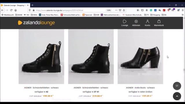 Скидки на обувь от AIGNER | Покупки в Германии смотреть онлайн